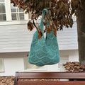 Simple Solid Color Hollow Hand Crochet Handbags 6W10BBG1589