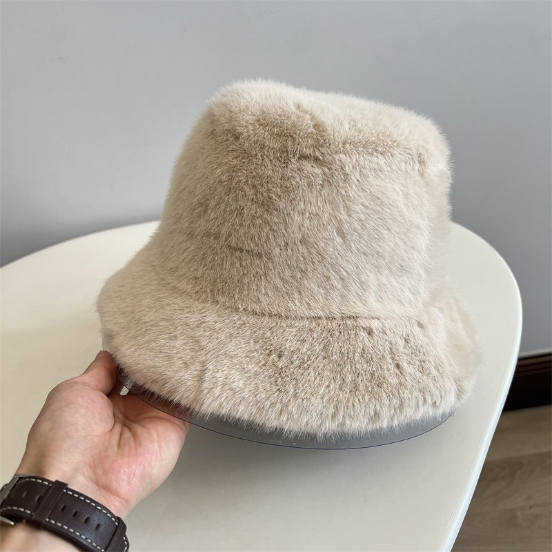 Faux Fur Bucket Hat - DippedShop Wholesale - #2979