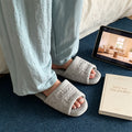 Embroidered Soft Slippers - DippedShop Wholesale - #7219