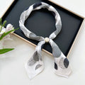 Color Block Silk Scarf - DippedShop Wholesale - #3843