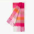 Colorful Plaid Tassel Warm Scarf 6W6NSW275