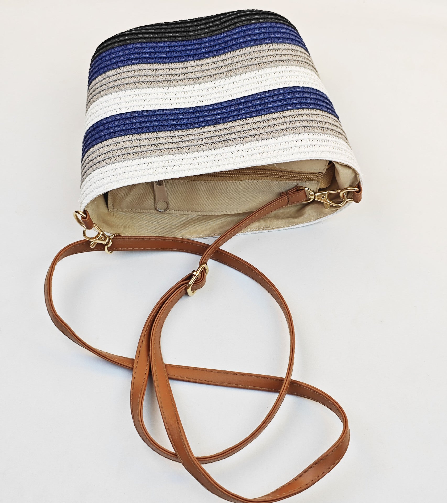 Straw Woven Crossbody Bag - DippedShop Wholesale - #0243