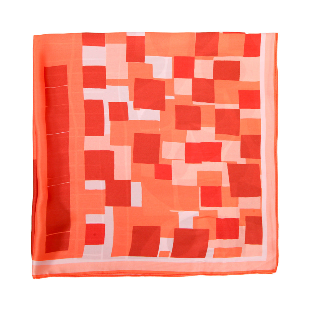 Cashew Print Silk Scarf - DippedShop Wholesale - #3363