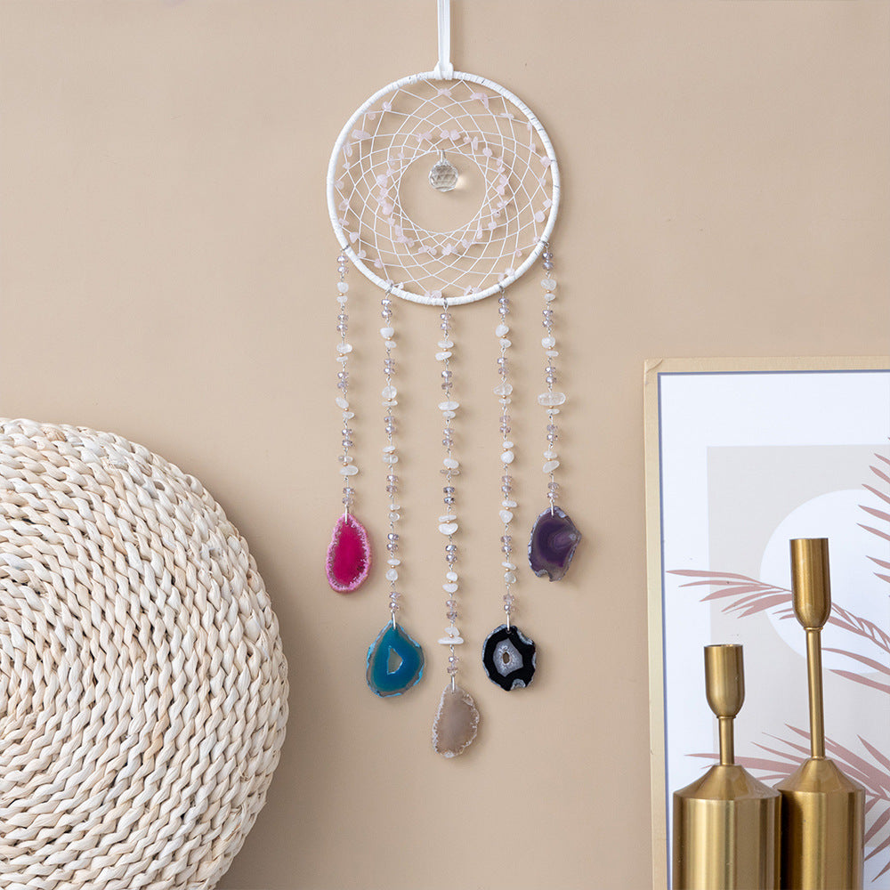 Stylish Moon Spiral Crystal Tassel Suncatchers MK2CZAS6H7HLS51