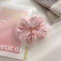 Danity Mesh Double-Layer Flower Hair Scrunchies MK2BW6W6HSR75