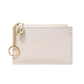 Minimalist Solid Color PU Coin Purse Wallet 6S10BWB127