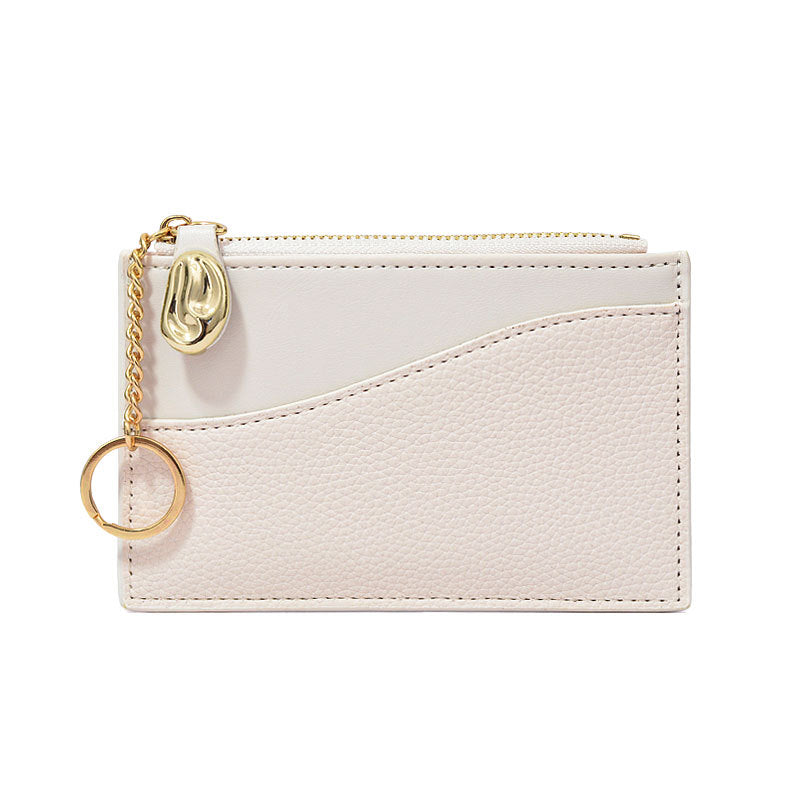 Minimalist Solid Color PU Coin Purse Wallet 6S10BWB127