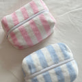 Cute Striped Lint Lightweight Makeup Bag MK2BW6S10BOB120