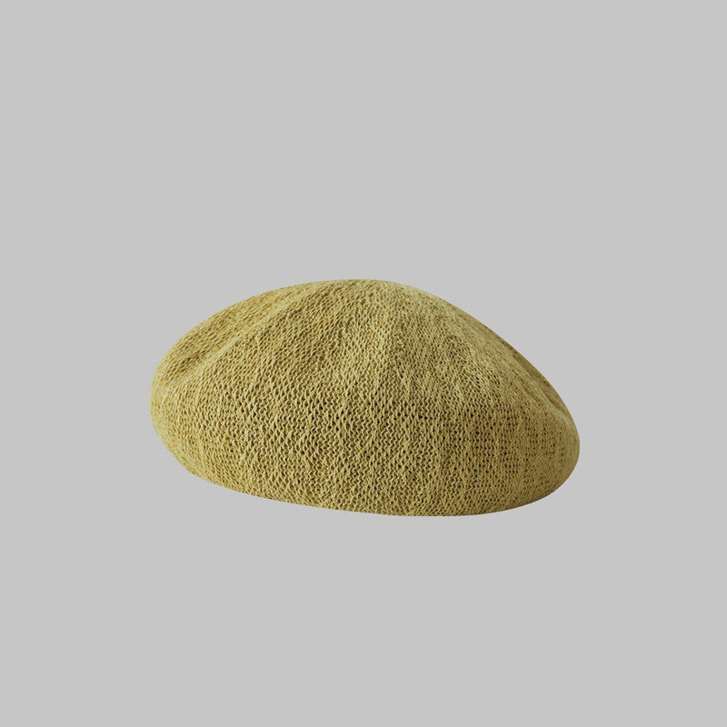 Trendy Solid Color Beret Breathable Beret Hat MK2CK6W6HAT62