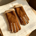Faux Suede Plush Gloves - DippedShop Wholesale - #9827