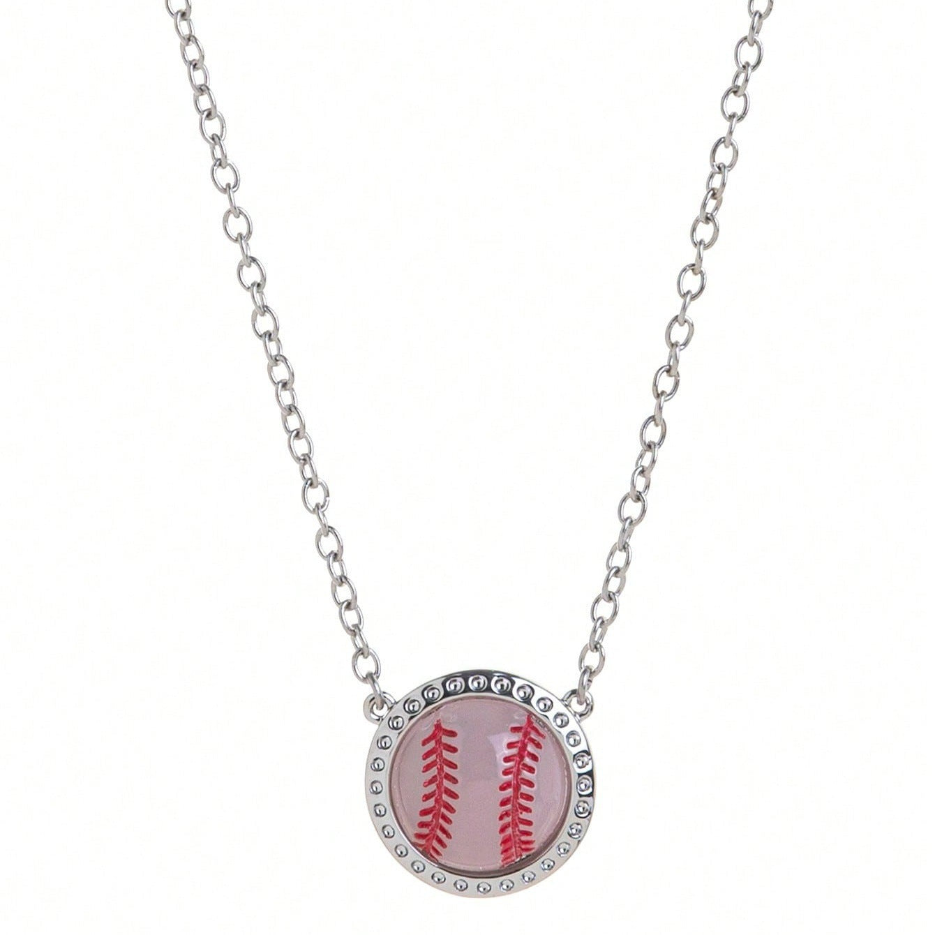 Fashion Soccer Ball Pendant Chain Necklace 6W6JNC414L