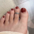 Vintage Floral Open Toe Ring - DippedShop Wholesale - #9955