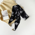 Stylish Floral Print Tassel Silk Scarf 6W6NSI233