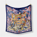 Tropical Jungle Silk Scarf - DippedShop Wholesale - #0419