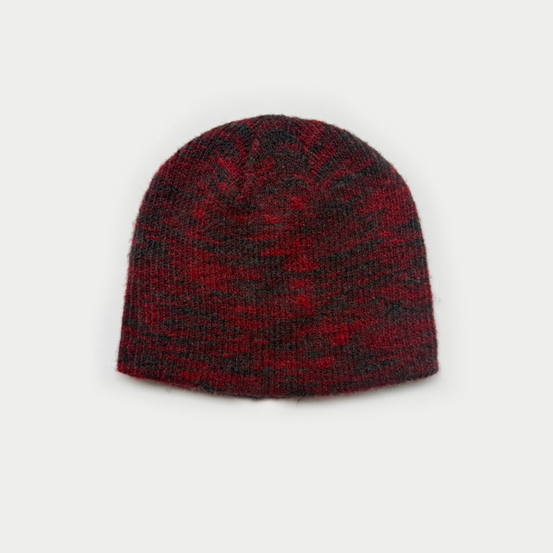Wool Blend Knitted Beanie Hat - DippedShop Wholesale - #6915