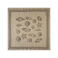Trendy Shell Print Ramie Silk Scarf 6W6NSI192