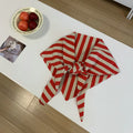 Stylish Color Block Striped Triangle Scarf 6W6NSW270