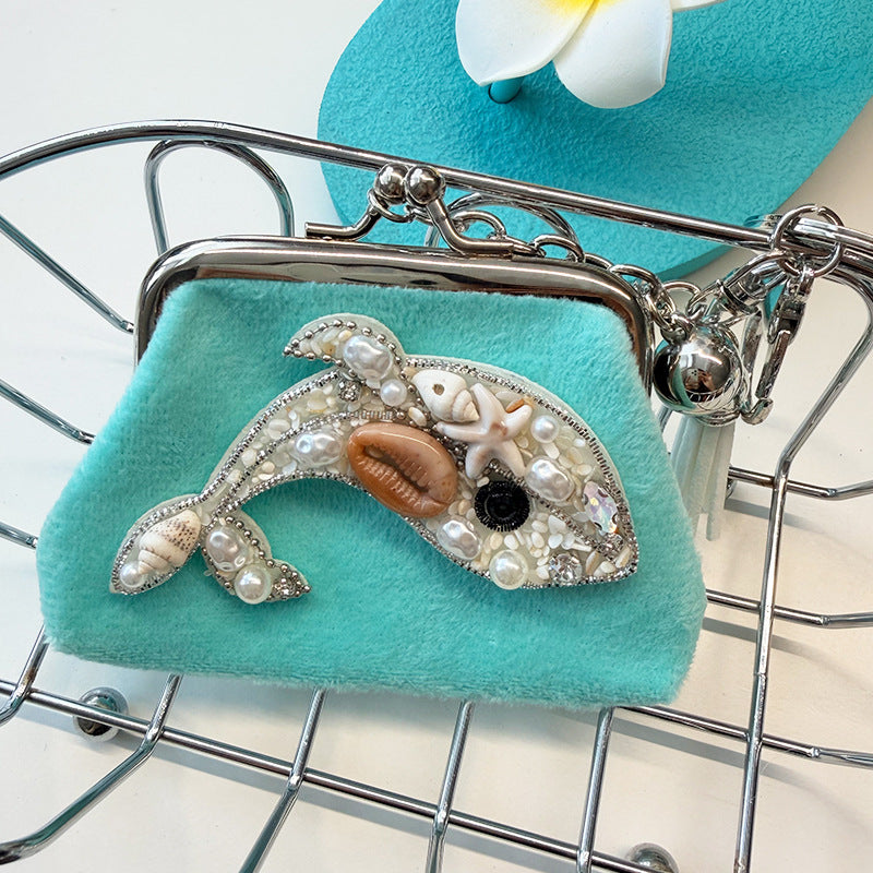 Velvet Starfish Coin Purse - DippedShop Wholesale - #1475