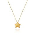 Minimalist Gold Plated Star Pendant Choker Necklace 6W6JNC1076