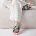 Soft Striped Plush Slippers - DippedShop Wholesale - #1731
