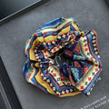 Floral Elastic Hair Scrunchie - DippedShop Wholesale - #0995