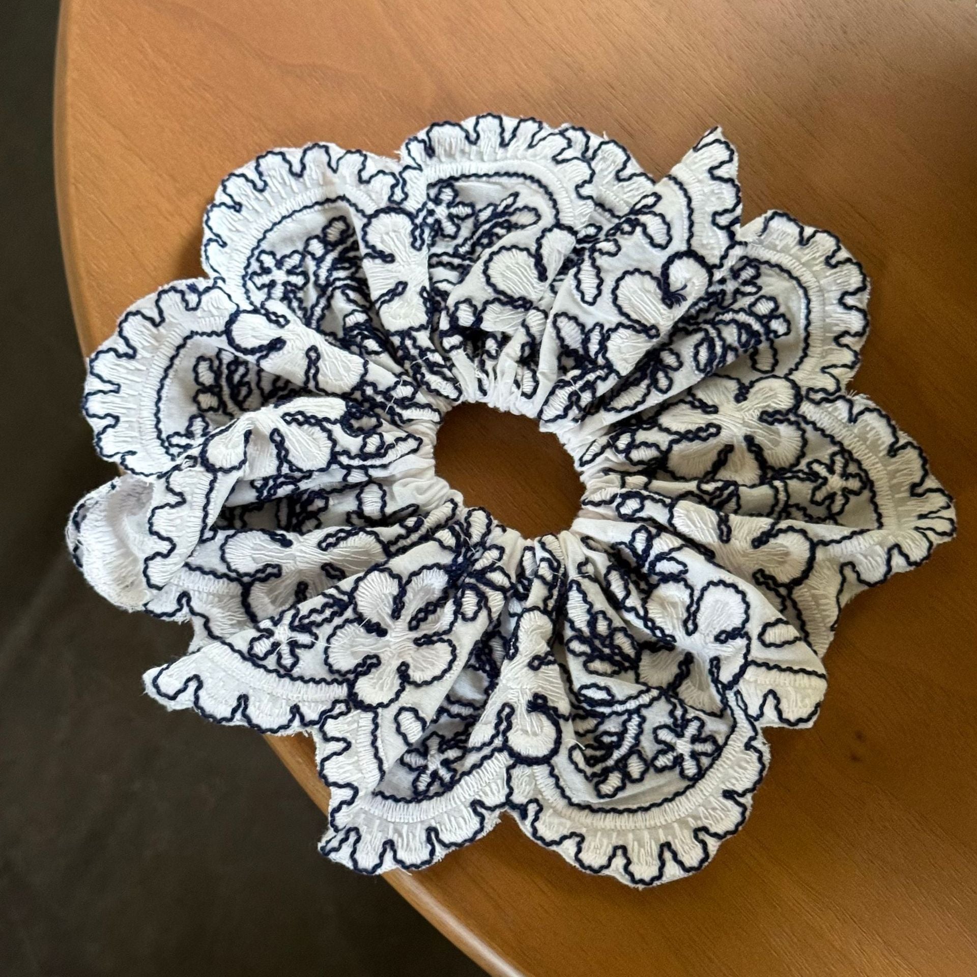 Boho Floral Hair Scrunchie - DippedShop Wholesale - #9491