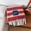 Trendy Color Block Thick Tassel Scarf 6W6NSW304
