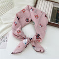 Animal Print Silk Scarf - DippedShop Wholesale - #3299
