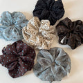 Sweet Floral Print Elastic Hair Scrunchies 6W6HSR348