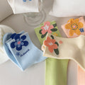 Floral Print Mid-Calf Socks - DippedShop Wholesale - #7859