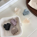 Cute Polka Dot Mini Square Hair Claw 6W6HCP1627
