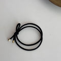 Minimalist Solid Color Bowknot Elastic Hair Tie MK2BLW6W6HHT12