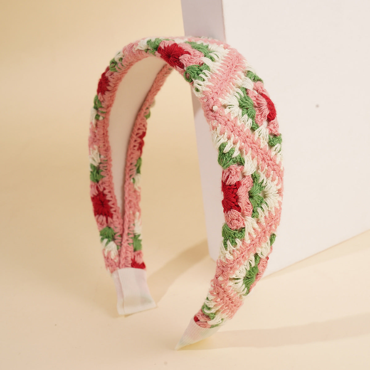 Crochet Flower Hair Band - DippedShop Wholesale - #8803