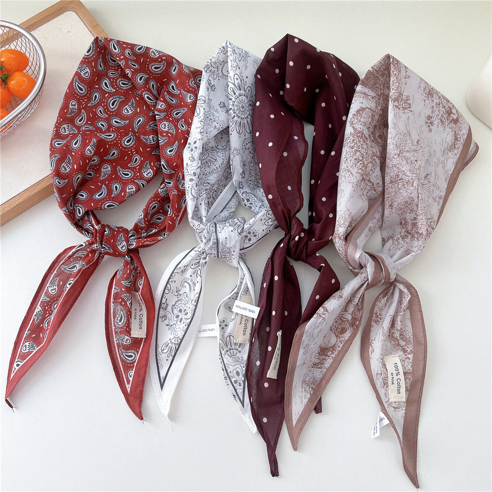 Fashion Polka Dot Versatile Neckerchief Head Scarf MK2BW6W6NSI11