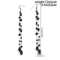 Crystal Tassel Dangle Earrings - DippedShop Wholesale - #6643