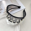 Elegant Wide Sheer Mesh Headband 6W6HBD271