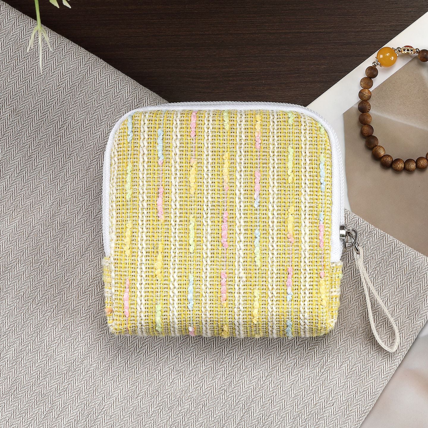 Trendy Color Block Square Jewelry Storage Bag 6W13HSJ116
