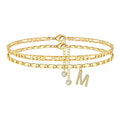 Elegant Gold Plated Double Lay - DippedShop Wholesale - #0659