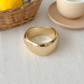 Chunky Gold Plated Irregular Statement Open Bracelet 6W6JBR582