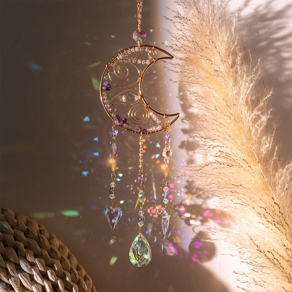 Moon Crystal Suncatcher - DippedShop Wholesale - #0867