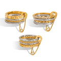 Multi-Layer Rhinestone Stackable Ring - DippedShop Wholesale - #4899
