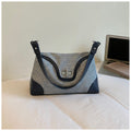 Stylish Color Block Metal Buckle Shoulder Bag 6W10BBG1350
