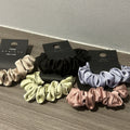 Simple Solid Color Ruffled Hair Scrunchies 6W6HSR327