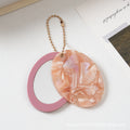 Oval Acetate Bag Charm - DippedShop Wholesale - #1539