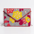 Boho Floral Beaded Handbag - DippedShop Wholesale - #8611