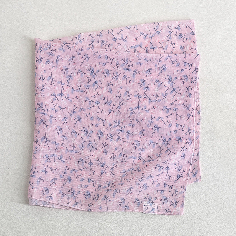Floral Silk Scarf - DippedShop Wholesale - #2227