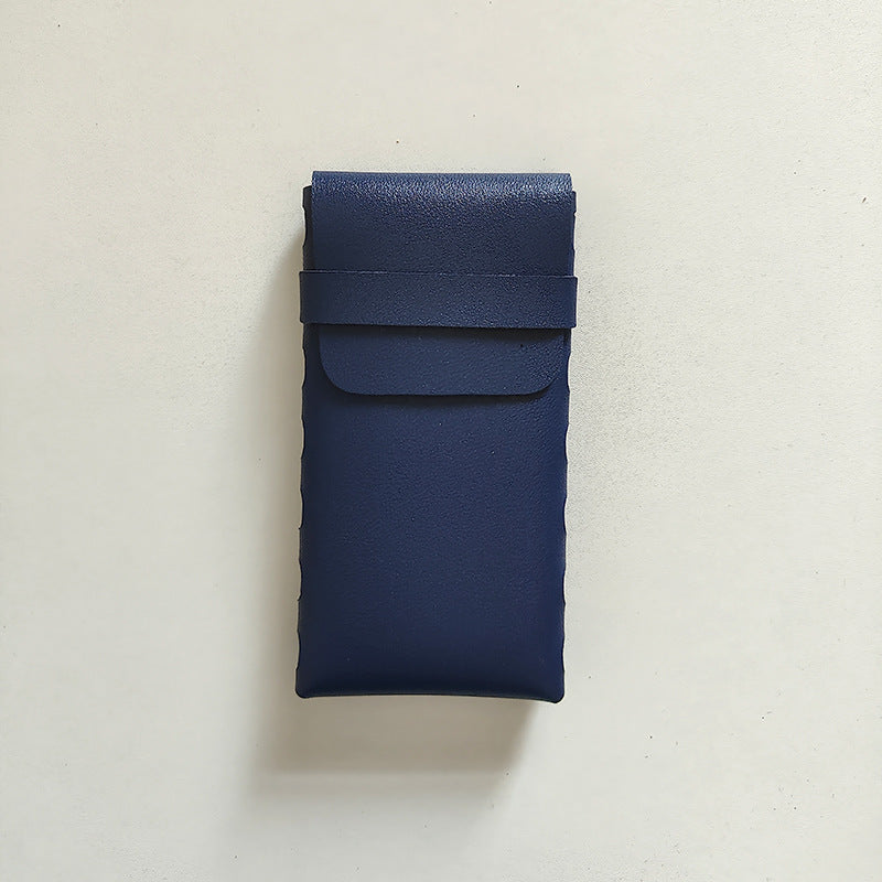 Minimalistic PU Leather Sunglass Case - DippedShop Wholesale - #2947