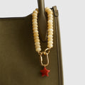 Boho Moon Pendant Beaded Keychain Bag Charm MK2ZCEP6W10BBC75
