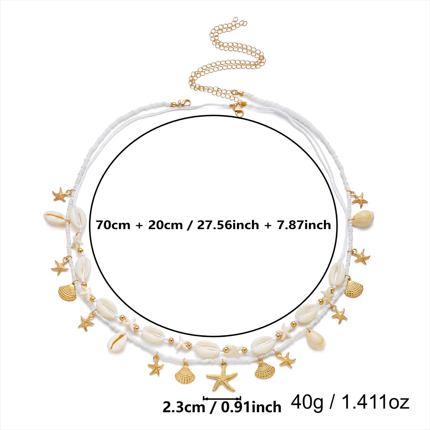 Fashion Double Layered Starifi - DippedShop Wholesale - #1139