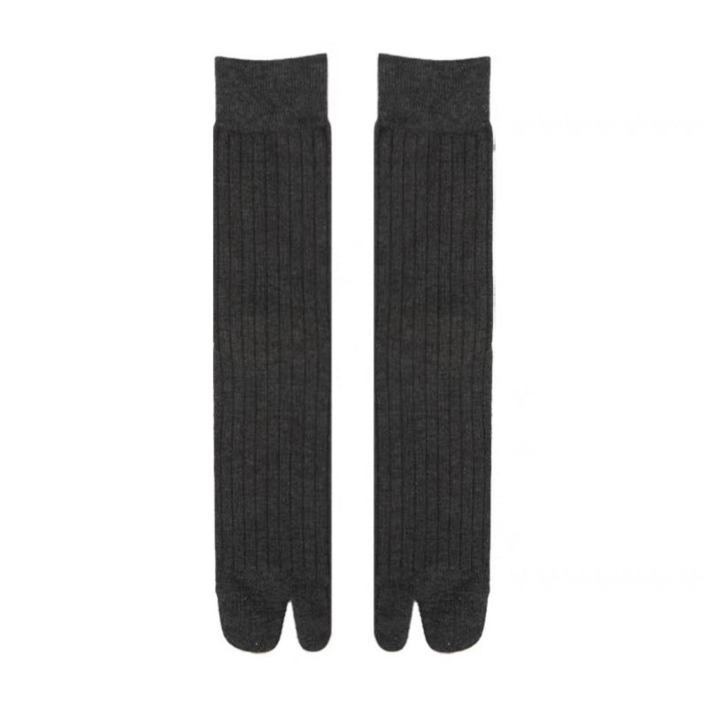 Vertical Stripe Split-Toe Socks - DippedShop Wholesale - #3299